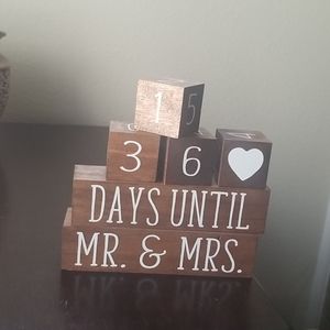 Wedding Countdown Blocks